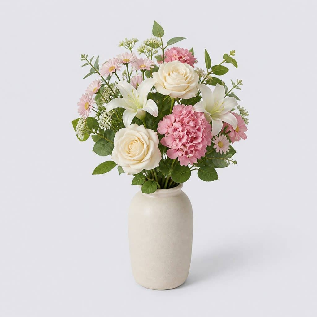 Bouquet de fleurs artificielles au format standard