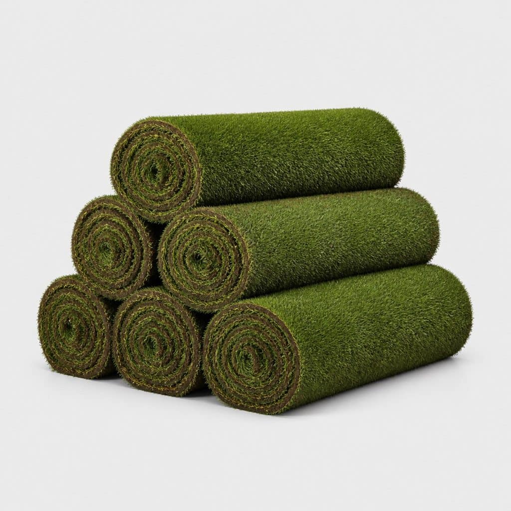 Gazon naturel en rouleau, format 85 m²