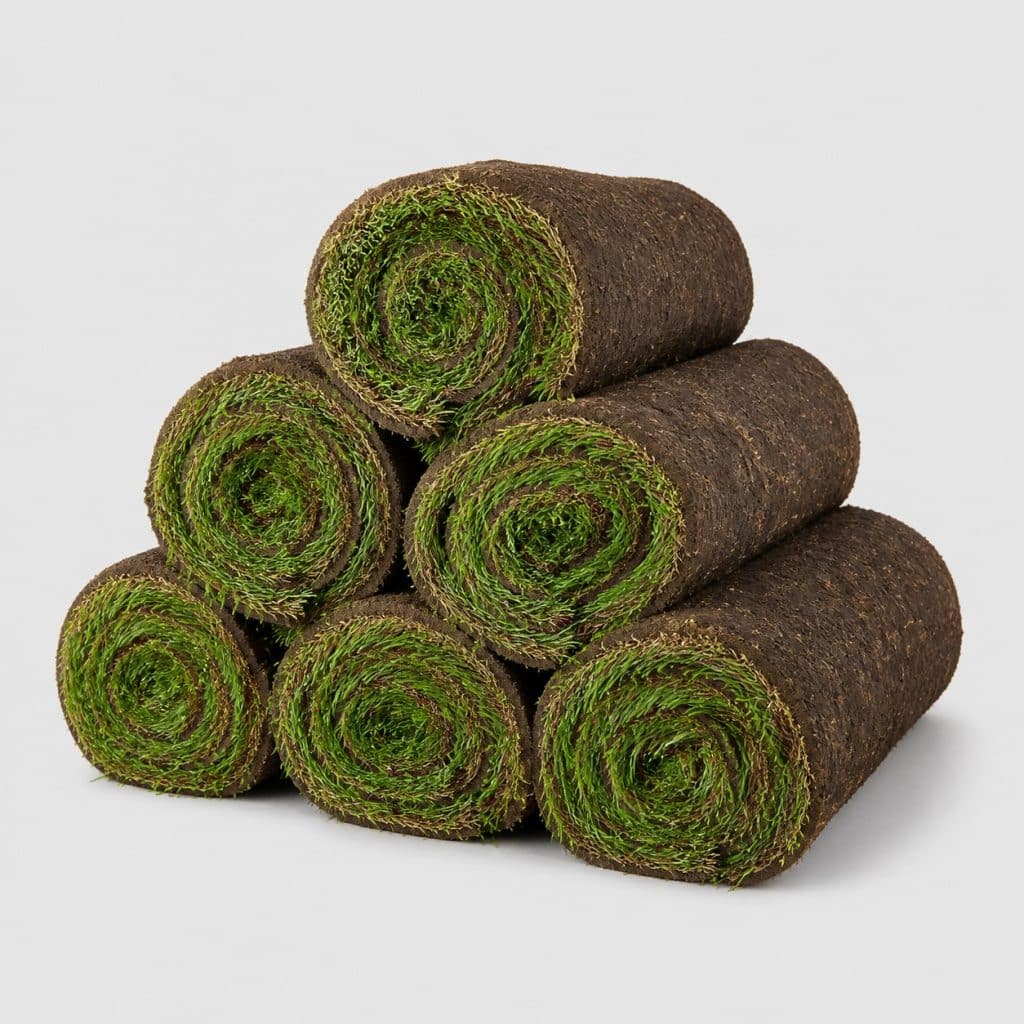 Gazon naturel en rouleau, format 40 m²