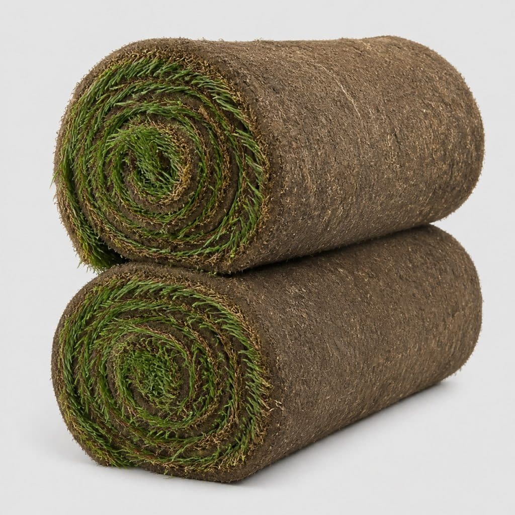 Gazon naturel en rouleau, format 25 m²