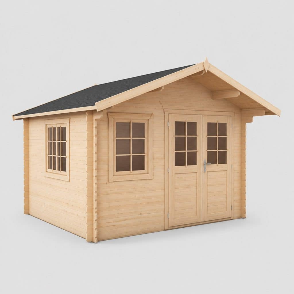 Petit chalet en bois habitable