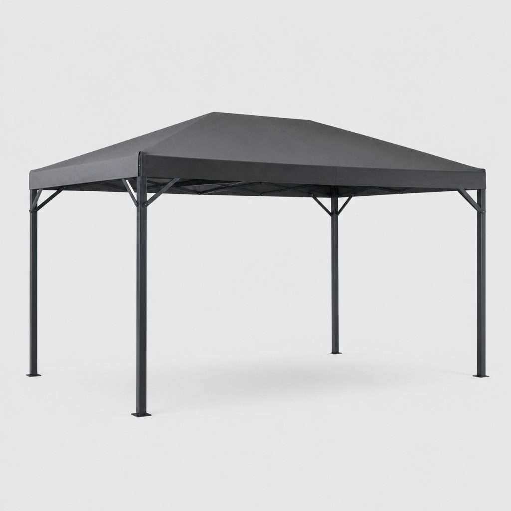 Tonnelle pliante 4 × 3 m en acier