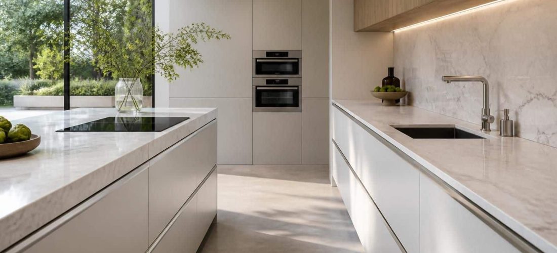 découvrez comment la pureté des lignes de votre cuisine est influencée par le choix des poignées profilées, alliant esthétique et fonctionnalité pour un design épuré.