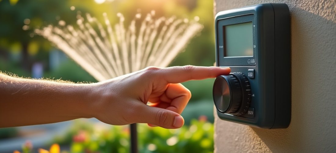 adaptez les réglages de votre programmateur d’arrosage à chaque saison pour économiser l’eau et répondre aux besoins de vos plantes.